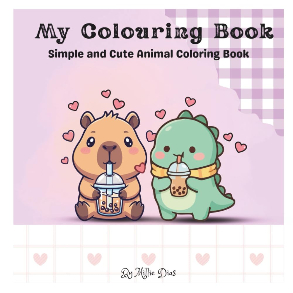 My Coloring Book: Simple and Cute Animal Coloring book