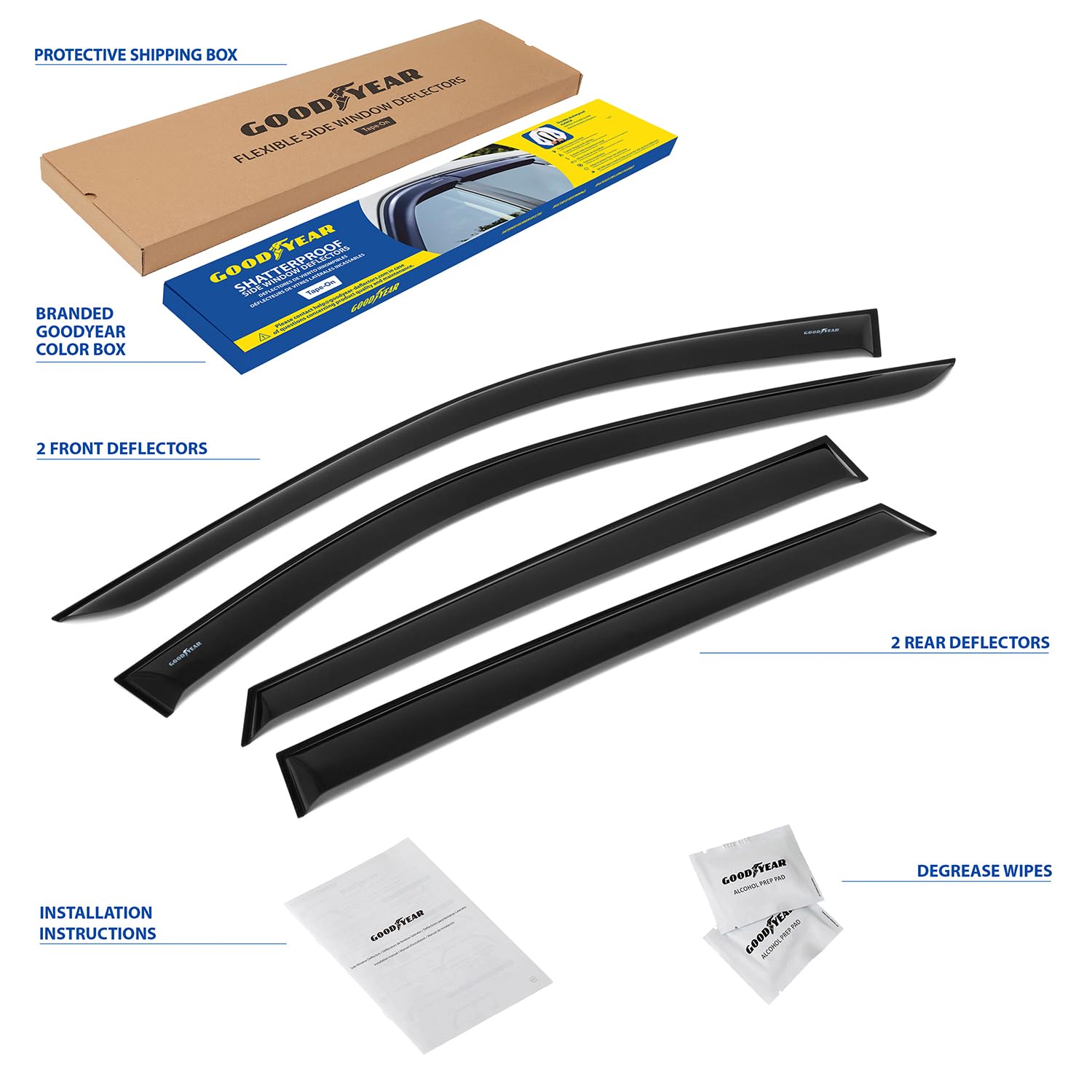 Deflettori Antiturbo Per Mazda CX-5 2017 - Set Di 2 Per Finestrini - Foto 4