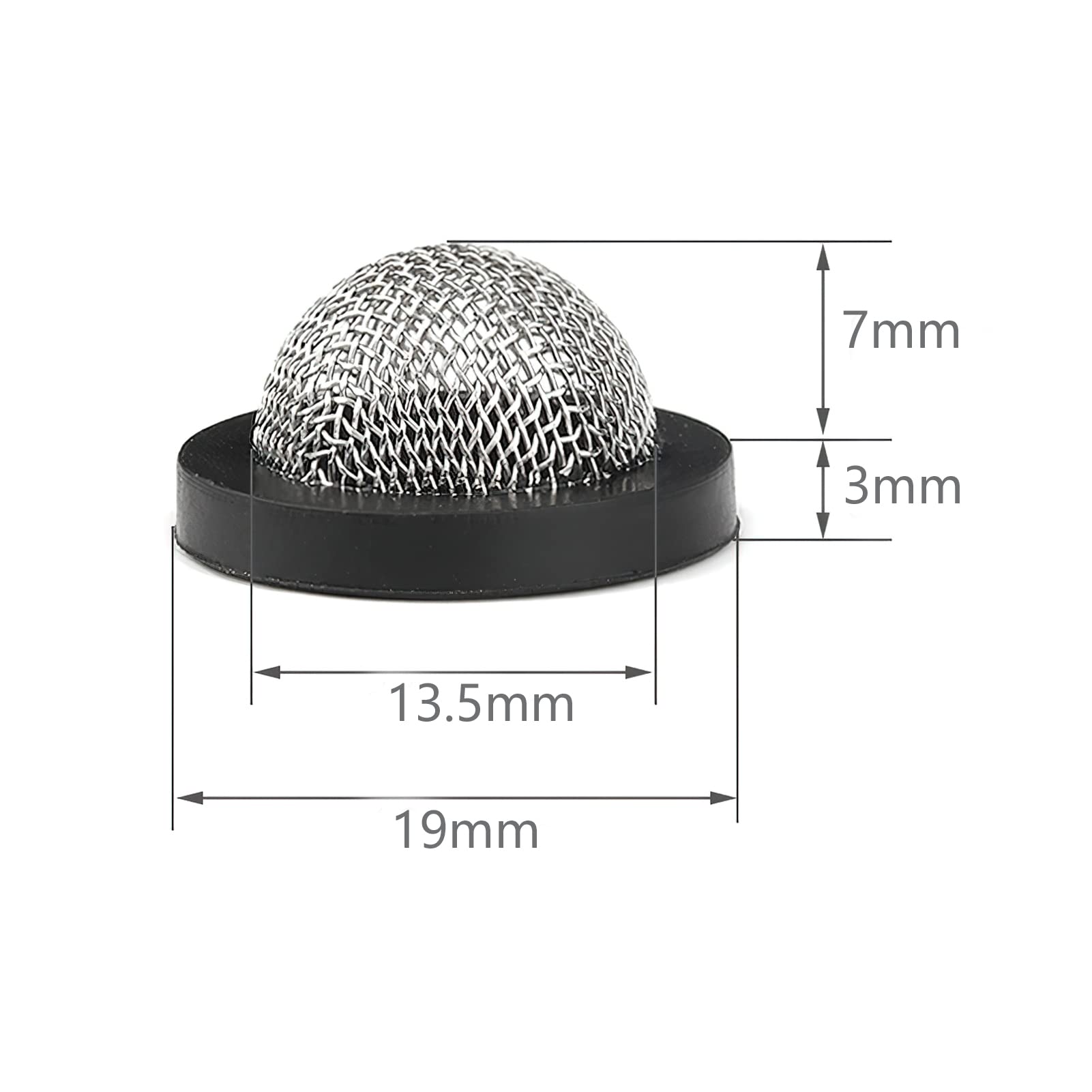 8 Guarnizioni Per Doccia - Rondelle In Gomma Per Soffione E Tubo Doccia (19x11.5mm) - Foto 6