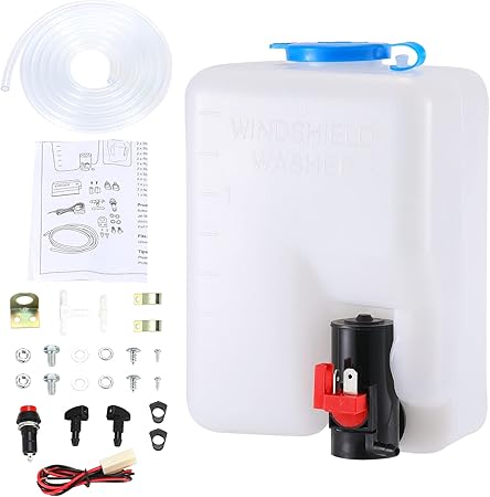 OFIG 12V Universal Car Windshield Washer Pump, Washer Fluid Reservoir