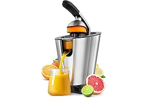 Zulay Powerful Electric Orange Juicer Squeezer