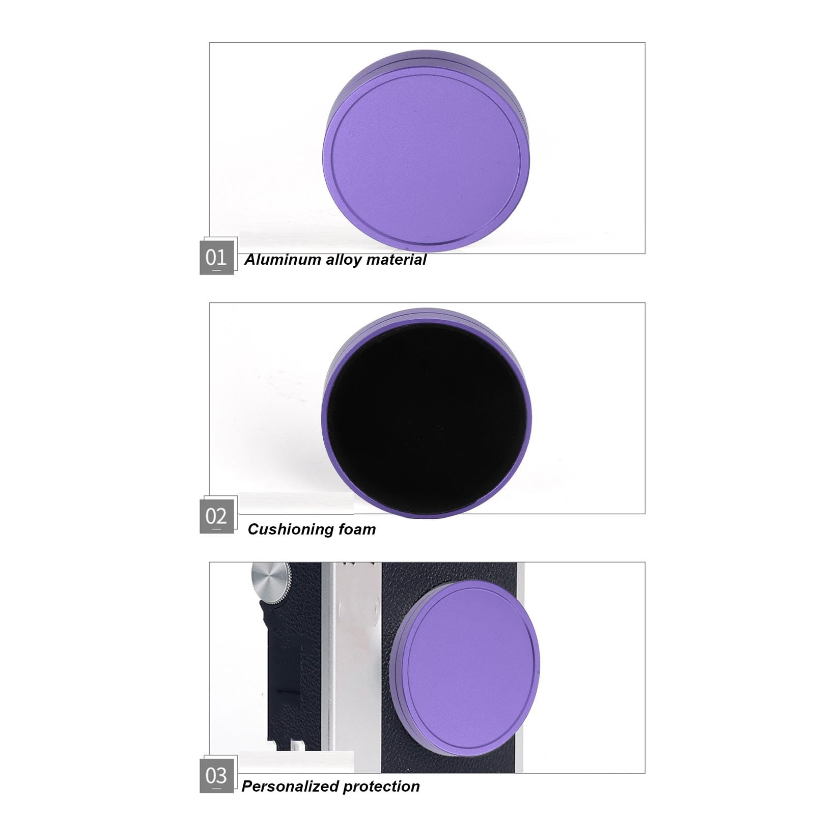 Lens for Fujifilm Instax Mini Evo, Anti Scratch & Waterproof Aluminum Alloy Lens Protective Cover with Flocking Internal for Instax EVO Accessories ()