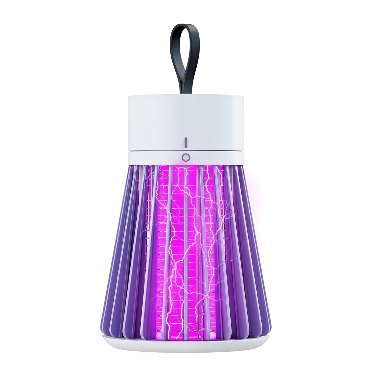 Eloxee Eco-Friendly LED Mosquito Killer Machine | USB-Powered Indoor Bug Zapper with 6 Purple LEDs for Chemical-Free Pest Controls Mosquito Lamp (Mashroom)