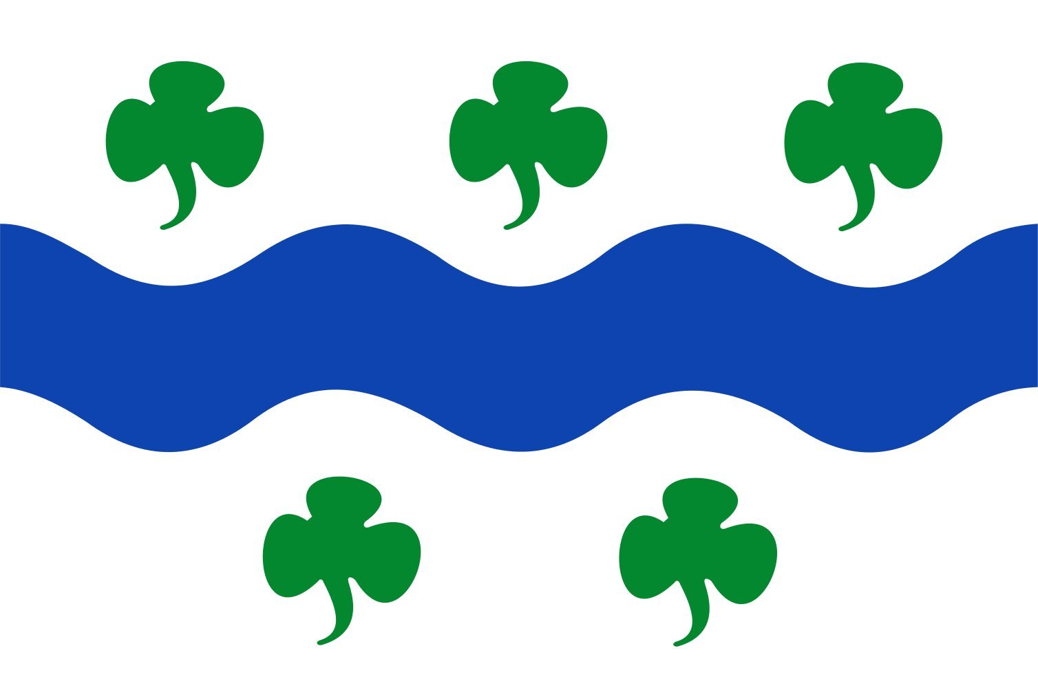 Drapeau Attert grand format vlag de la commune