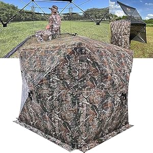 Luckunter Przezroczysta Roleta Myśliwska 360 Stopni