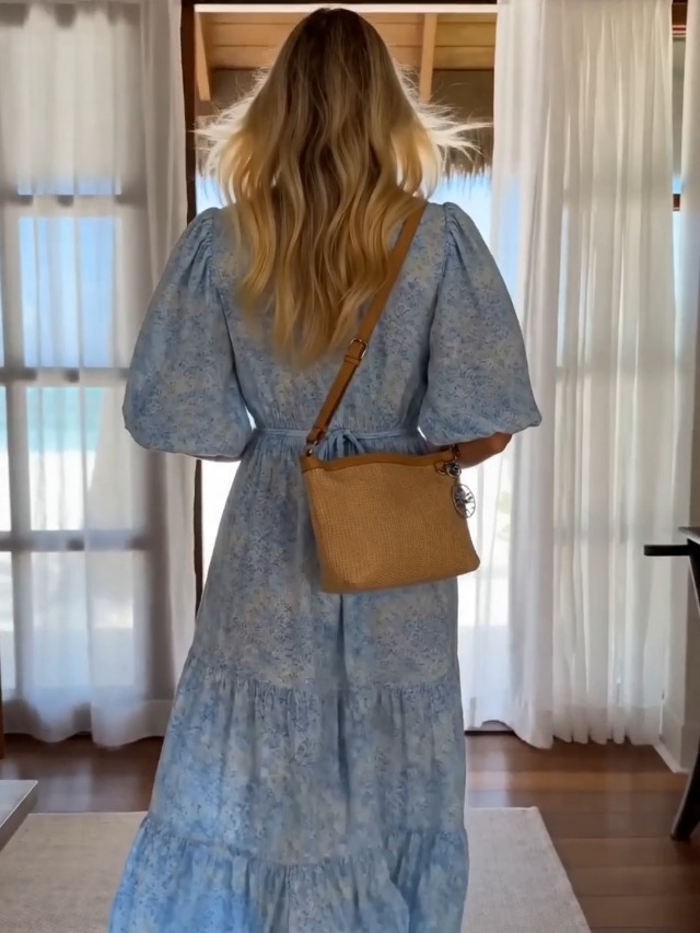 Bolso de playa de crochet para mujer, tote boho tejido miniatura 7