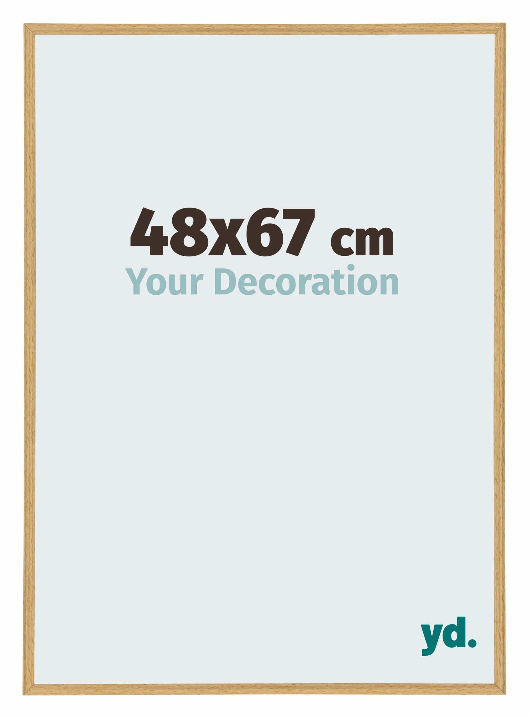 Your Decoration - Puzzle frame 48x67 - Beech Light - Puzzle frame 500-1000 Pieces - Plastic Photoframe - Annecy