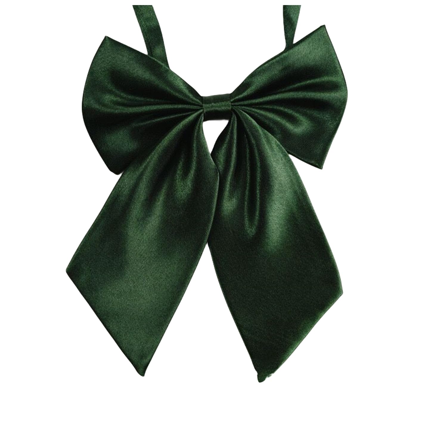 LOPURO Lady Adjustable Pre-tied Bow Tie,Women Uniform Bowtie for Cosplay