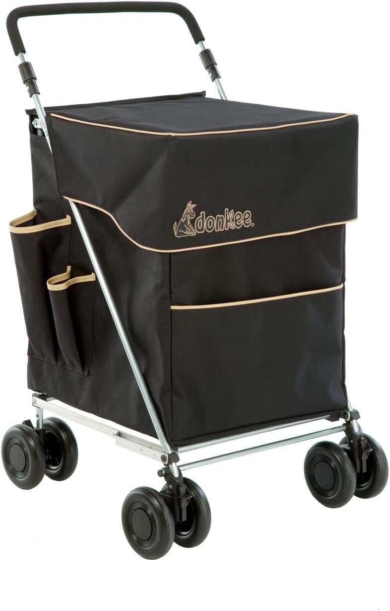 Sholley Shopping Trolley, Large Shopping Donkee, Big, Huge, Large Shopping Cart, Shopper, Leisure Trolley, Grocery Cart, Ideal for Tall People