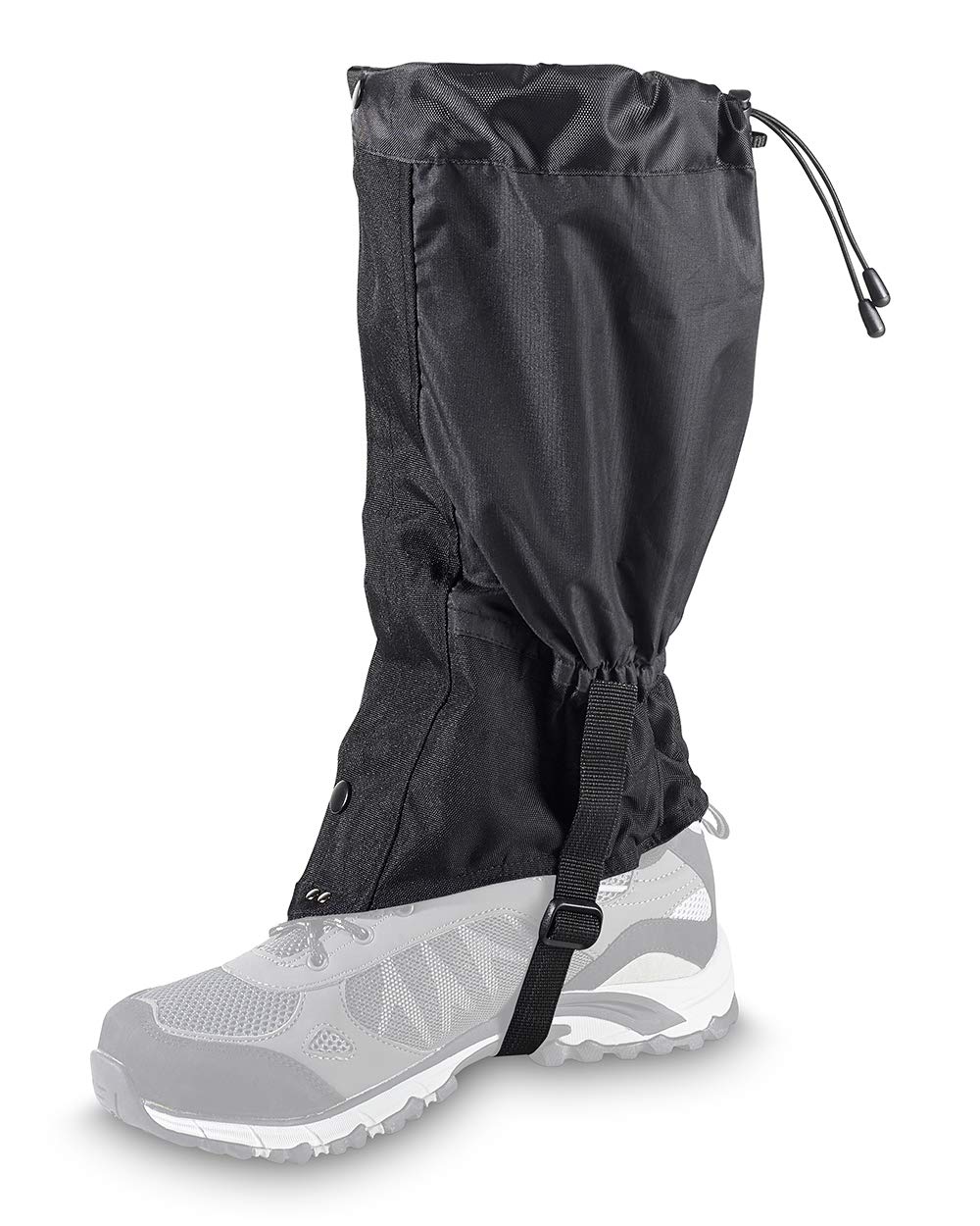 Polainas de Exterior Impermeables Rompevientos Poliéster Robustas Negras para Hombre y Mujer Talla única