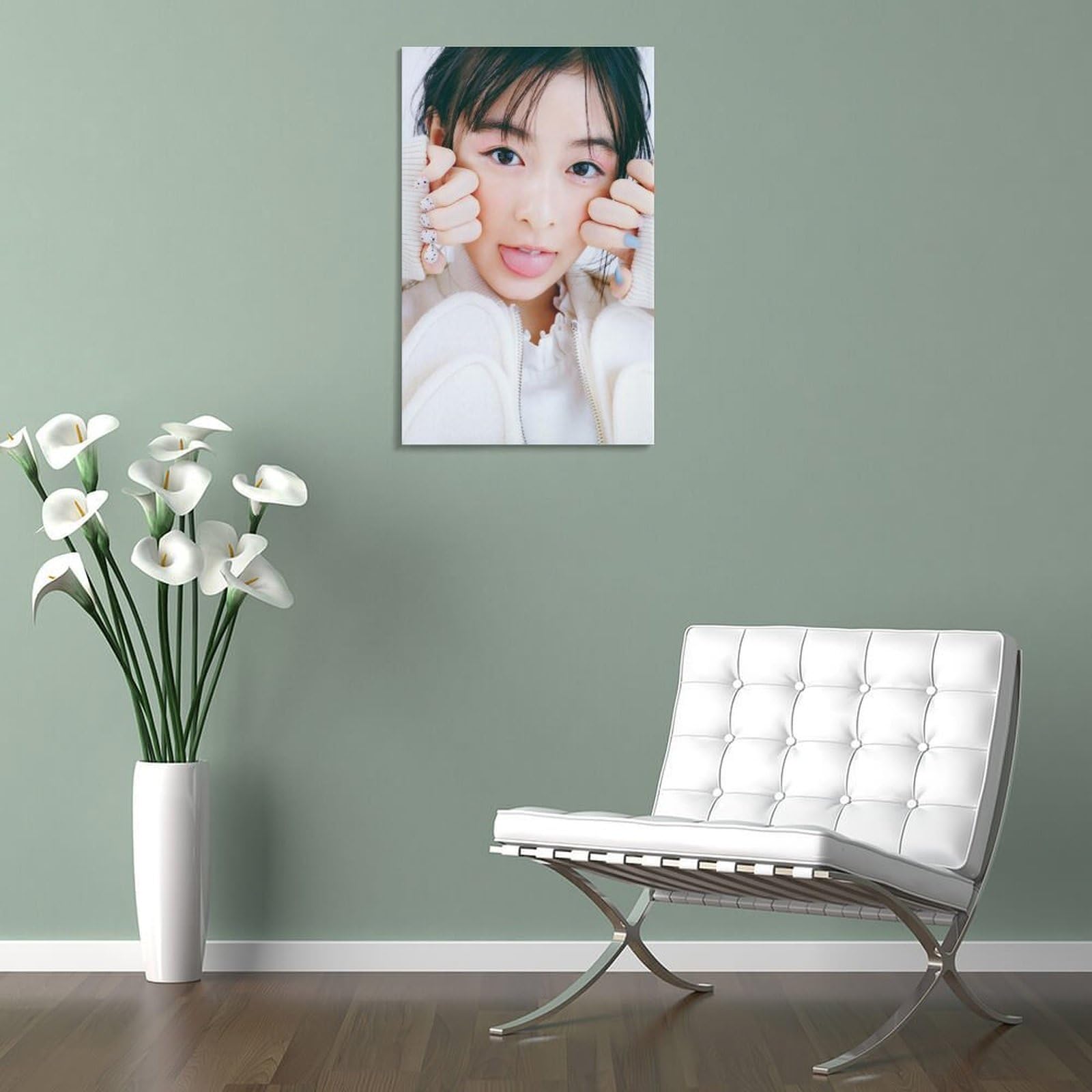 Amazon.co.jp: 森七菜アート 人気歌手ポスター プリント キャンバス