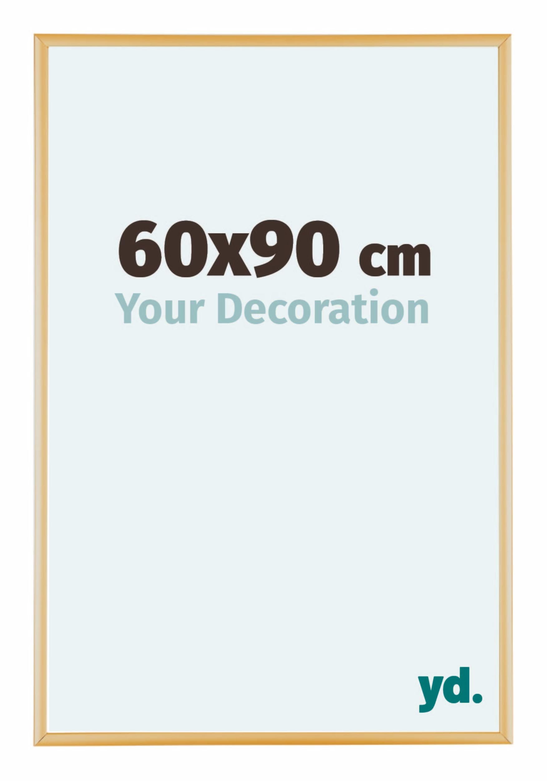 Your Decoration - Puzzle frame 60x90 - Gold Vintage - Puzzle frame 1500-2000 Pieces - Aluminium Photoframe - Kent