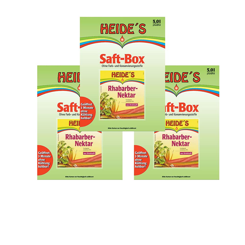 Rhabarber-Nektar 3er-Pack, 3 x 5 Liter