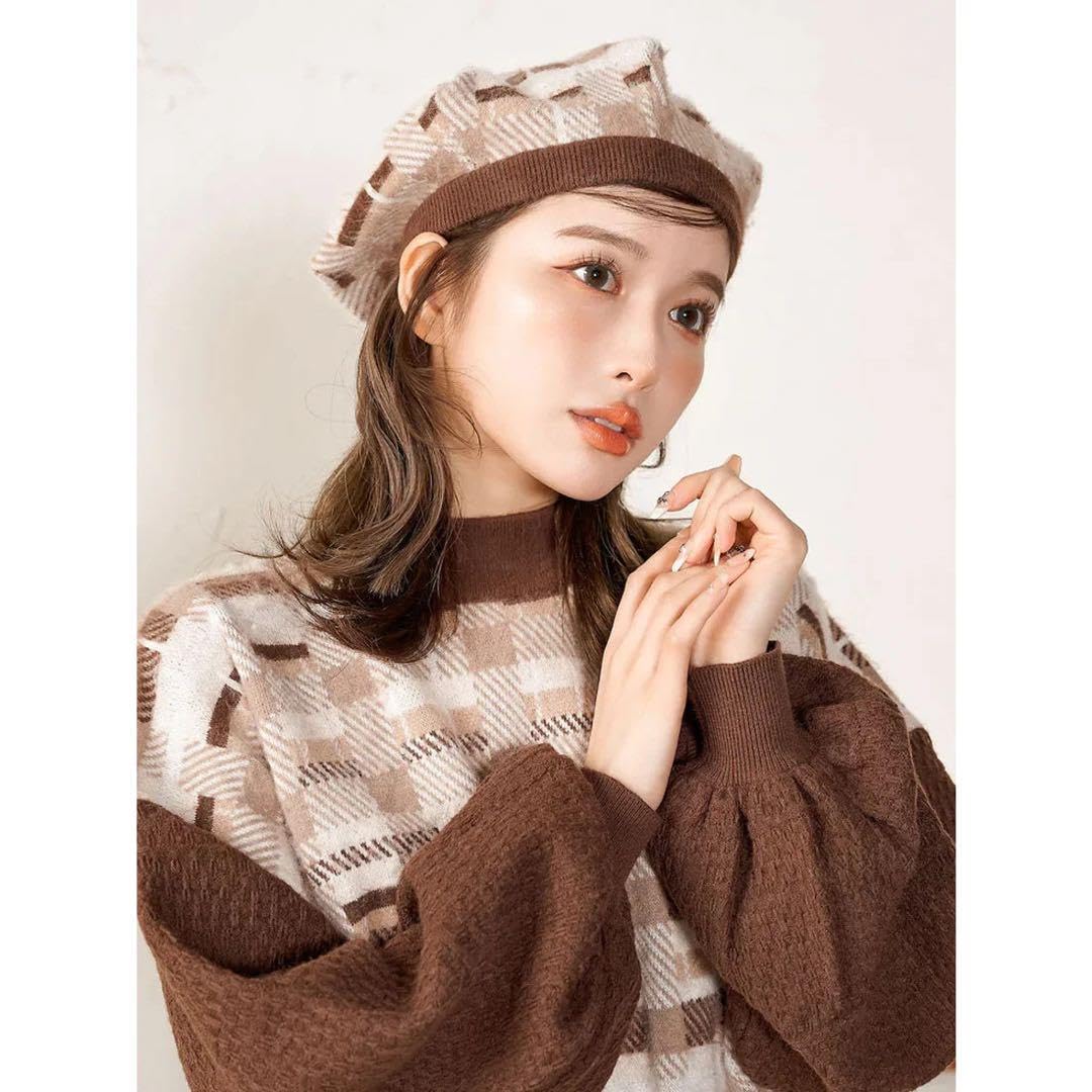 Darich ダーリッチ チェーンツイードキャスケット BLK ダーリッチ チェーンツイードキャスケット BLK チェーンツイード