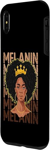Miniatura 2 de Funda para iPhone XS Max Black Strong para mujer, color negro afro Love Melanina African Girl American