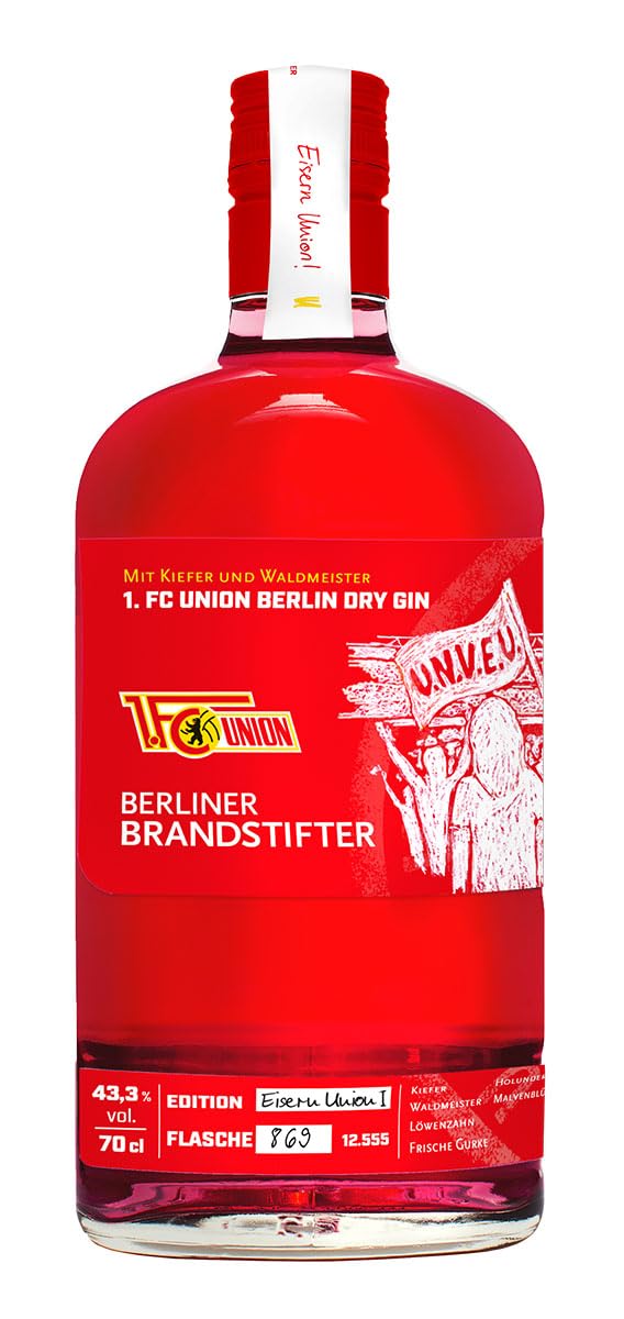 Berliner Brandstifter 1. FC Union Berlin Dry Gin, 1 x 700ml