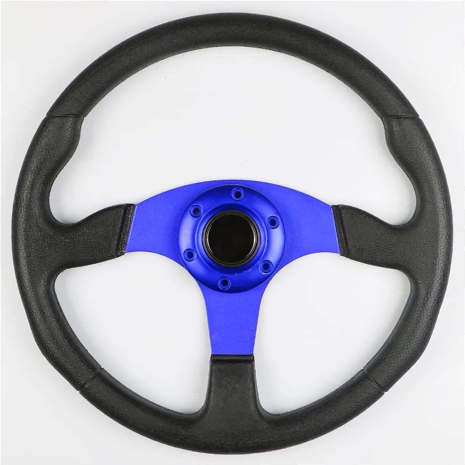 Volanti Auto Volante for modifica auto Imitazione Racing Universale PU Speciale 14 pollici(Sliver)