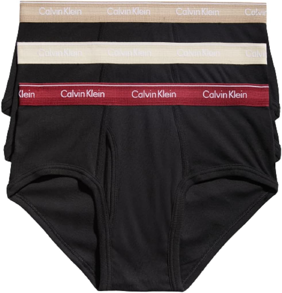 Calvin Klein mens Cotton Classics 3-pack Brief Briefs (pack of 3)
