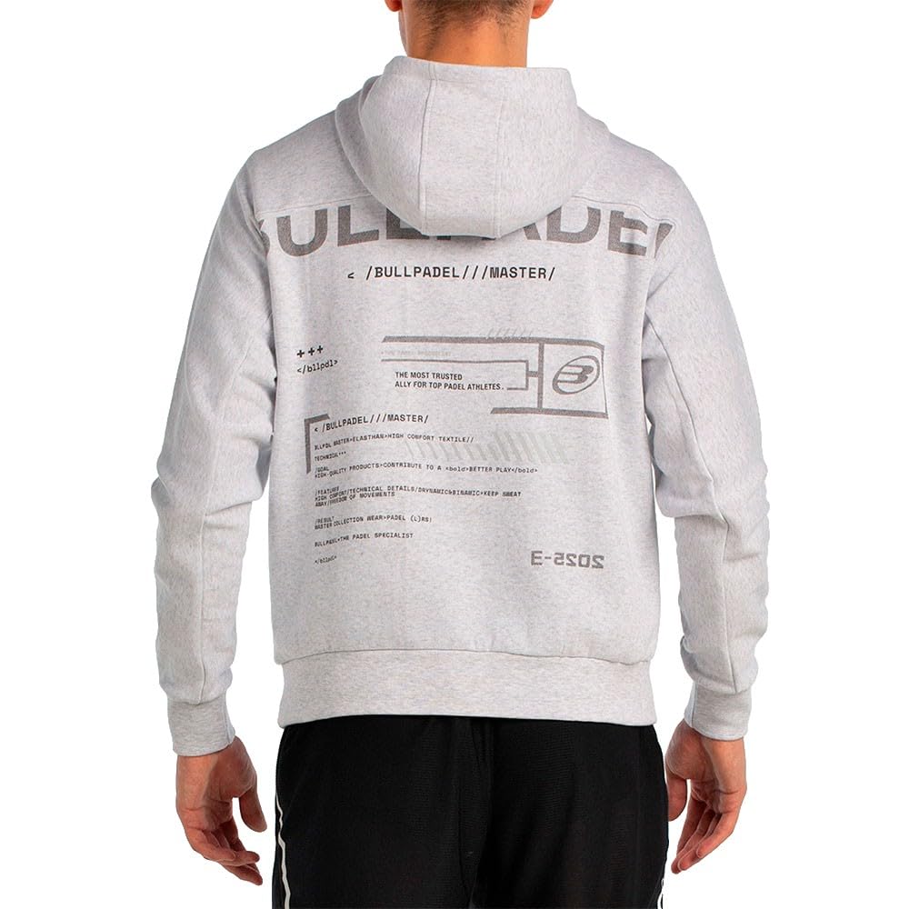 Bullpadel Bluza z kapturem Breas S szara