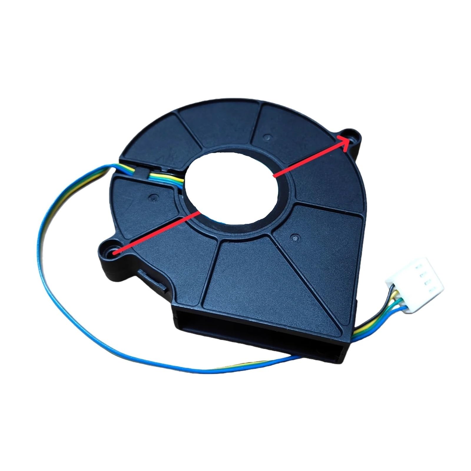 TYHUJKKL 7515 Blower Fan 77x75x15mm Dual Ball Bearing DC 12V 24V 2Pin 4Pin PWM Turbo Cooling Fan 4800RPM 3000RPM Silent(12V 4800RPM PWM)