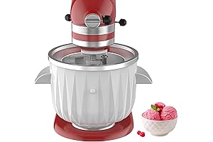 InnoMoon Ice Cream Maker Attachment - KitchenAid Ice Cream Maker for 4.5QT...