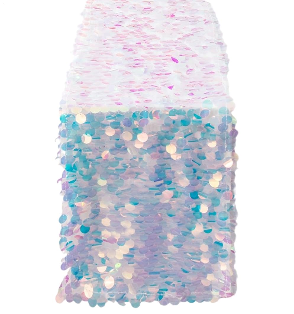 Runner de mesa glitter para bodas y fiestas infantiles de 30x213 cm