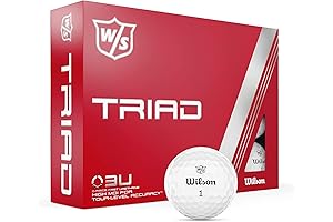 Wilson Golf Staff Triad Golf Balls 12-Pack: An Exceptional Choice for Improved Game Performance
