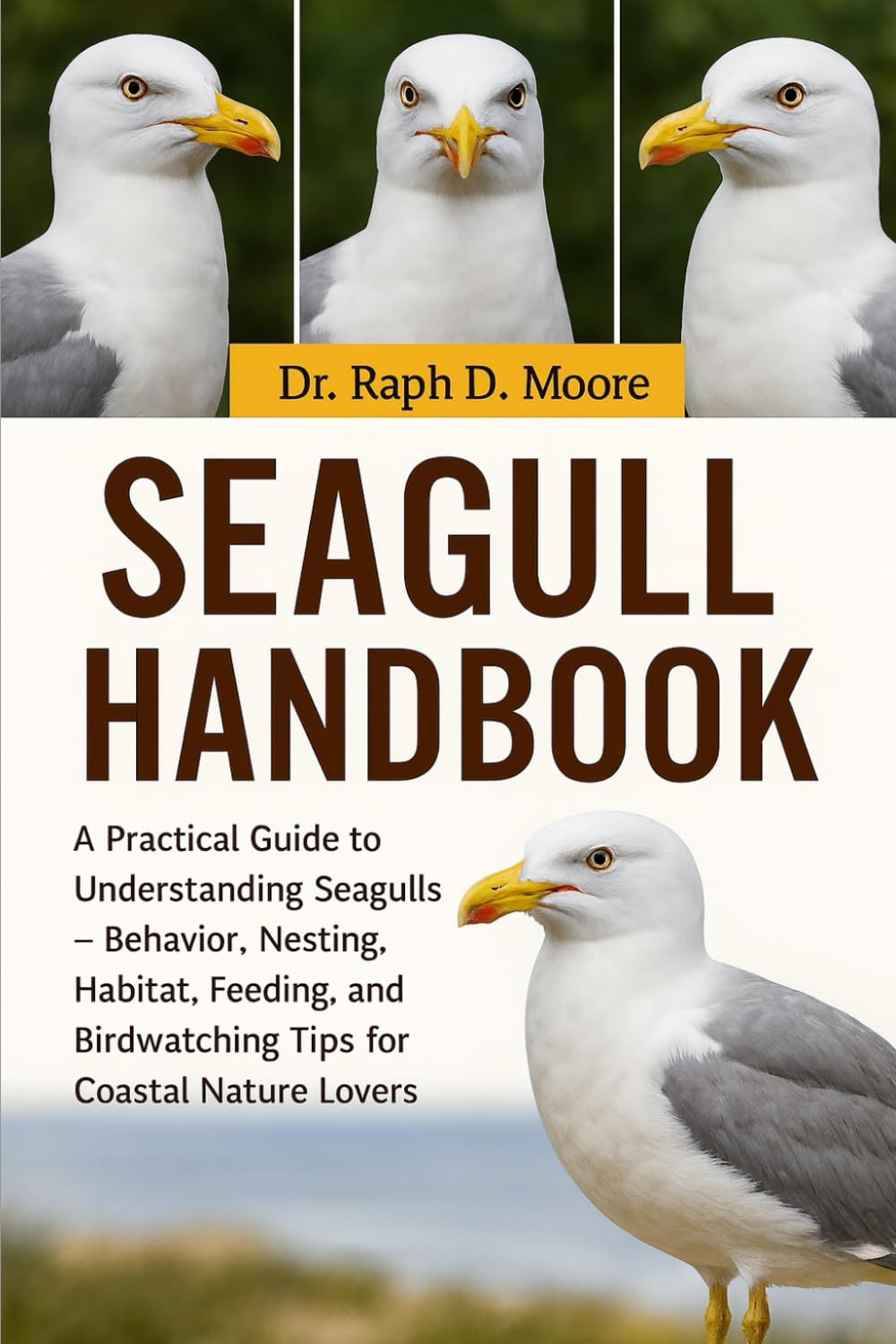 SEAGULLS HANDBOOK: A Practical Guide to Understanding Seagulls – Behavior, Nesting, Habitat, Feeding, and Birdwatching Tips for Coastal Nature Lovers