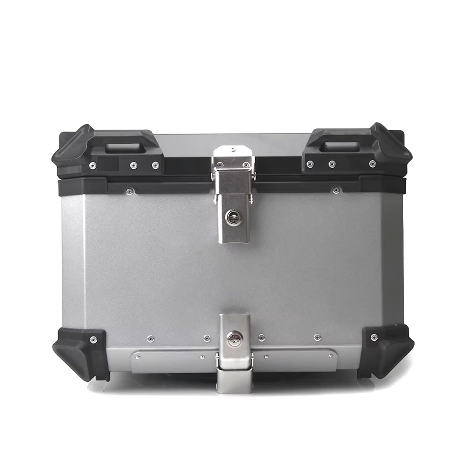 Baúl de Aluminio para Moto para Yamaha YZF R6 YZF 600 YZF R6 600, Caja Trasera de Motocicleta Maletero Trasero, Impermeable Caja Superior de Motocicleta,SLIVER-45L
