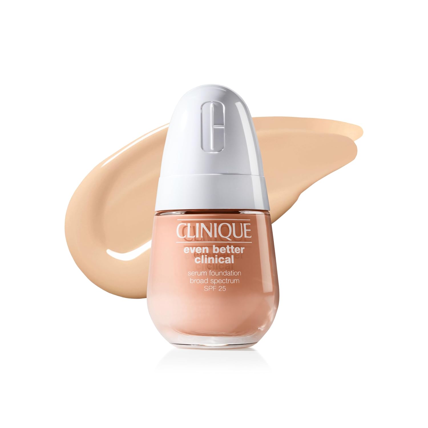 Clinique Even Better Clinical Serum Full Coverage Hydrating Foundation Broad Spectrum SPF 25 With Vitamin C, Salicylic Acid + Hyaluronic Acid For Oily Skin Types