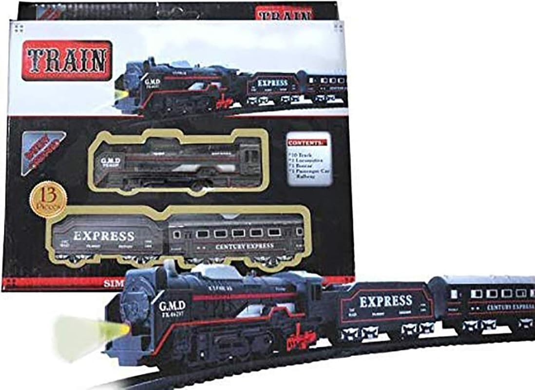 JK TOYSs Toy Train Set with Operated Engine with Two Coaches Toy Express Train Set Best Gift for Kids Fun Game, Lovely Toy for Boys & Girls Above 6 Years. (B0DCW16DCW) Amazon Price History, Amazon Price Tracker