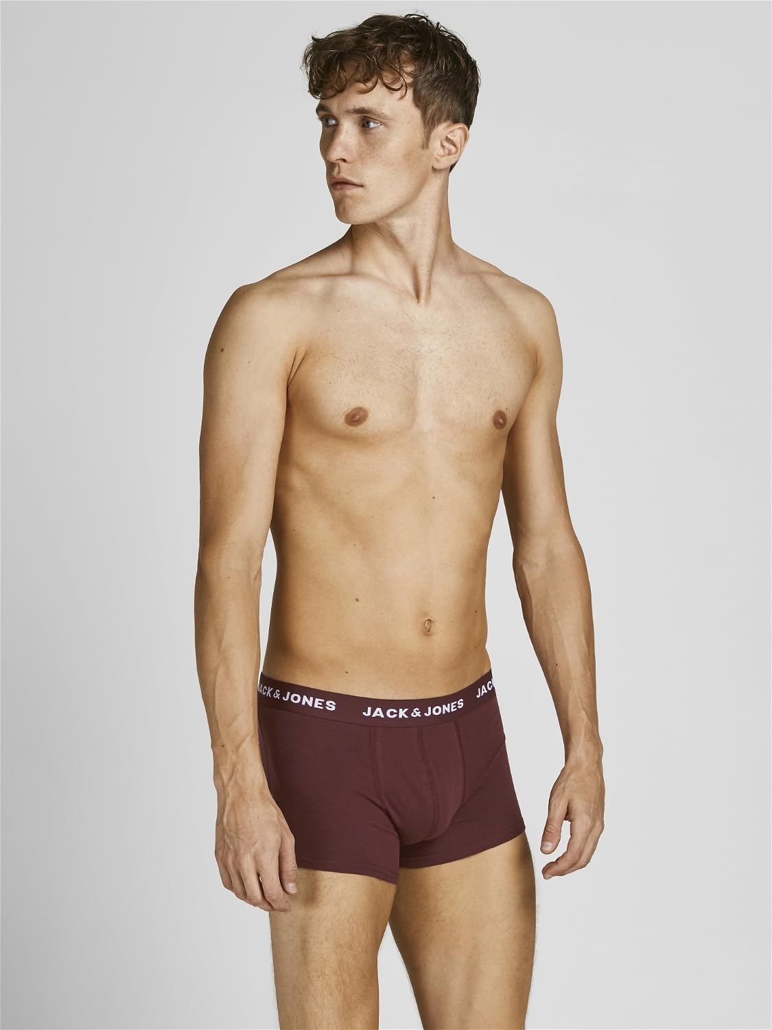 JACK & JONES Calzoncillos tipo bóxer para hombre, 7 unidades