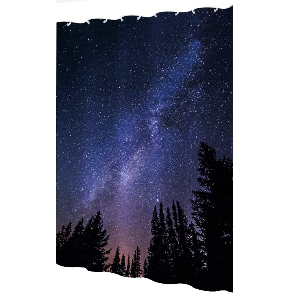 Rideau de douche imperméable épais TXXMM motif A 120x200cm pour salle de bain