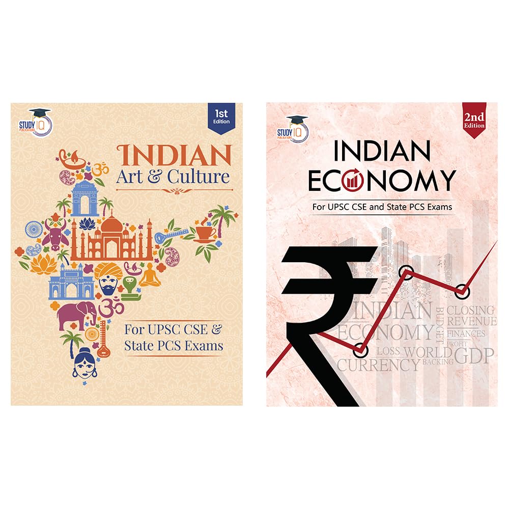Buy UPSC Books Combo - Indian Art And Culture & Indian Economy (1st ...