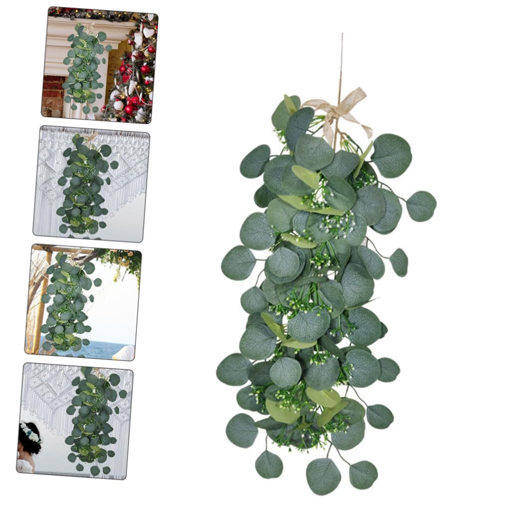 Amosfun 5stücke Künstlicher Eukalyptus Hängedekor Für Zuhause Wanddeko Kunstpflanze Für Und Garten Langlebig Sicherem Grün