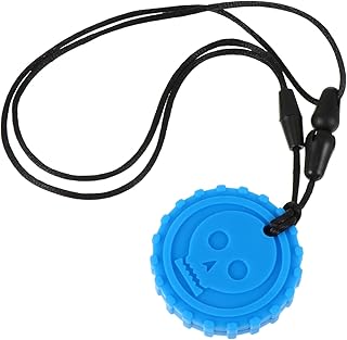 ibasenice Colares De Mordedor De Caveira Para Crianças Colar Para Crianças Pingente De Dentição De Bebê Colar De Mastigar Para Bebês Colar De Bebê Mordedor Infantil Ferramenta De Dentição