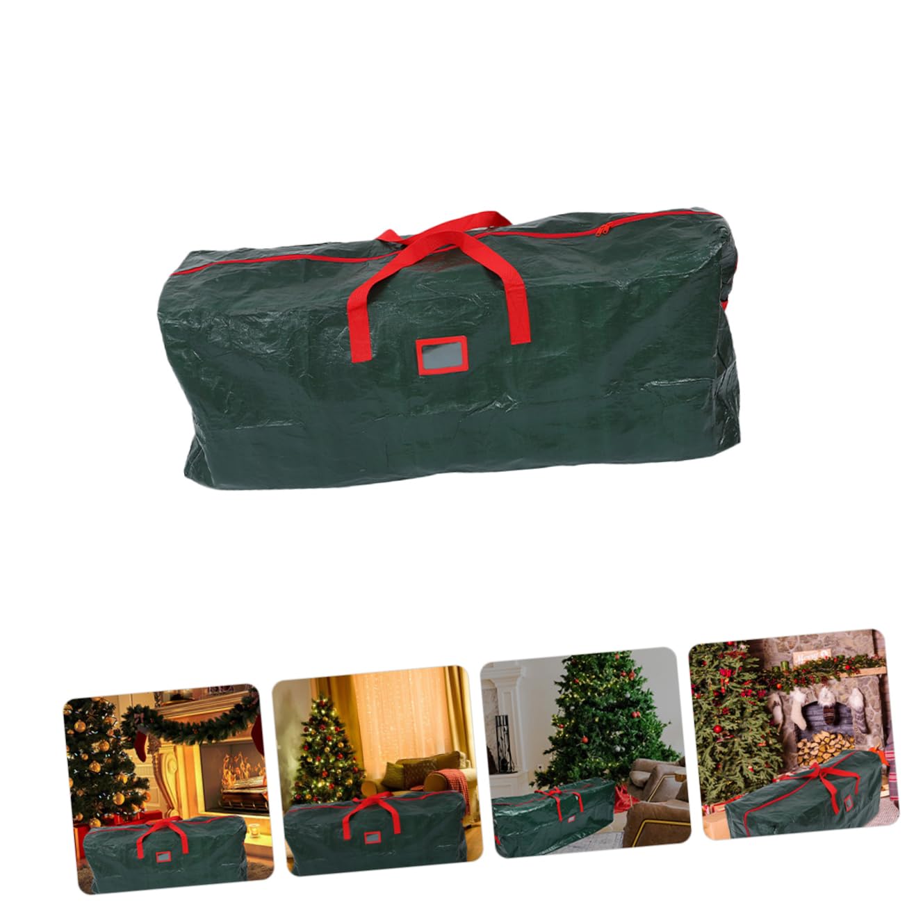 Bolsa Para Árbol De Navidad Con Cremallera y Asas De Transporte Bolsa Para Regalos De Fiesta Para Guardar Árbol De Navidad Exterior