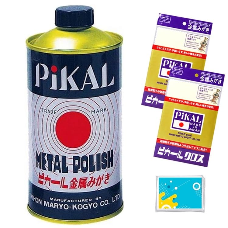 Amazon.co.jp: 【本体・専用クロスセット】日本磨料工業 ピカール 液