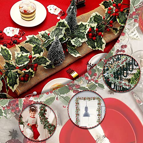 Berry - Ghirlanda di Natale con foglie di