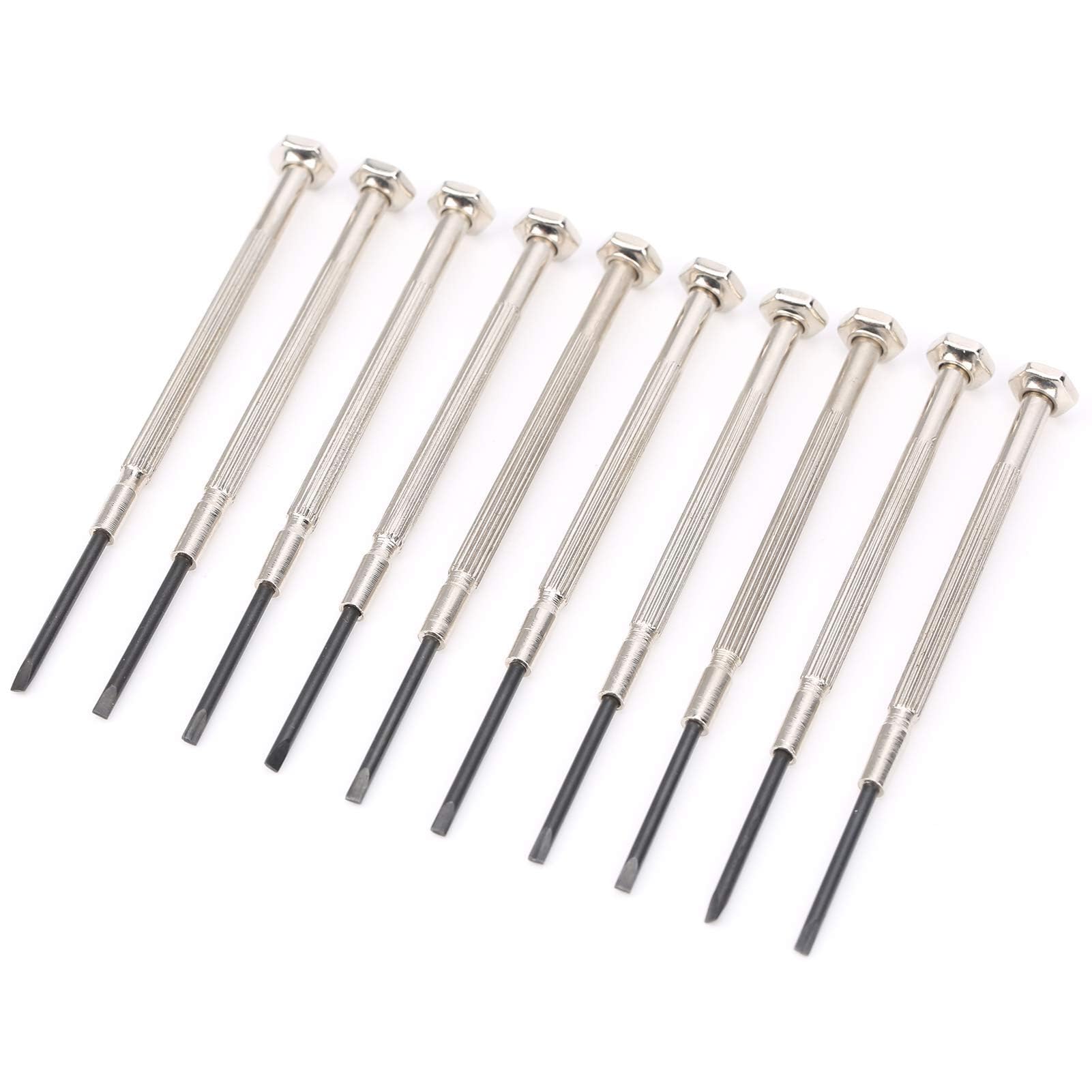 10PCS Set di cacciaviti professionali Manutenzione Riparazione di strumenti di cacciavite per flauto clarinetto sassofono