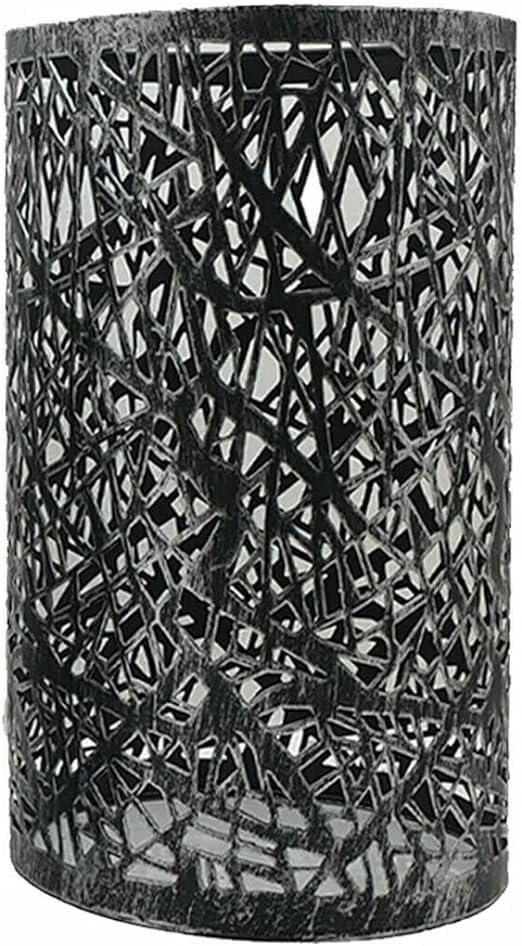 Metal Drum Cage Ceiling Light Shade Hollow Out Easy Fit Lamp Shade for Ceiling Pendant Light for Kitchen, Hall (Style 40)