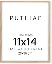 11x14 in Natural Solid Oak Wood Picture Frame - 28x36 cm Poster Frame, 11"x14" Frame Wood, Natural Solid Wooden Picture Frames Poster Frame Wall Photo Frame