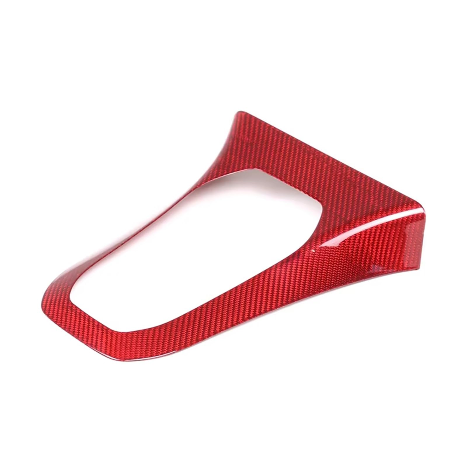 for Toyota GR for Supra A90 2019-2023 Car Interior Horn Ring Dashboard Stereo Speaker Panel Sticker Car Interior Mouldings(Red Carbon)