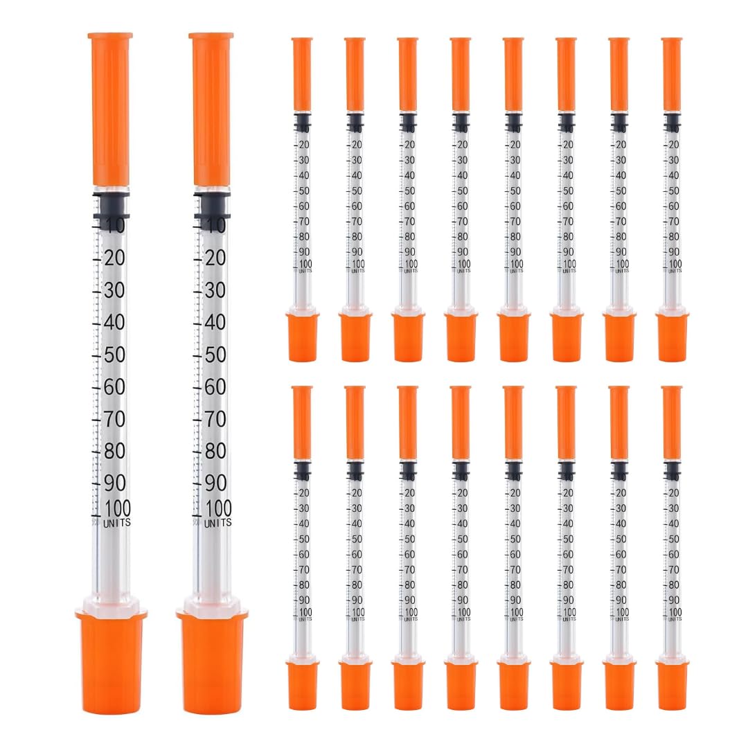 100 Stück 1 ml Plastic Tube 27G x 5/16" (0,4 x 8 mm) Mehrzweck-Messwerkzeuge, Einzeln verpackt