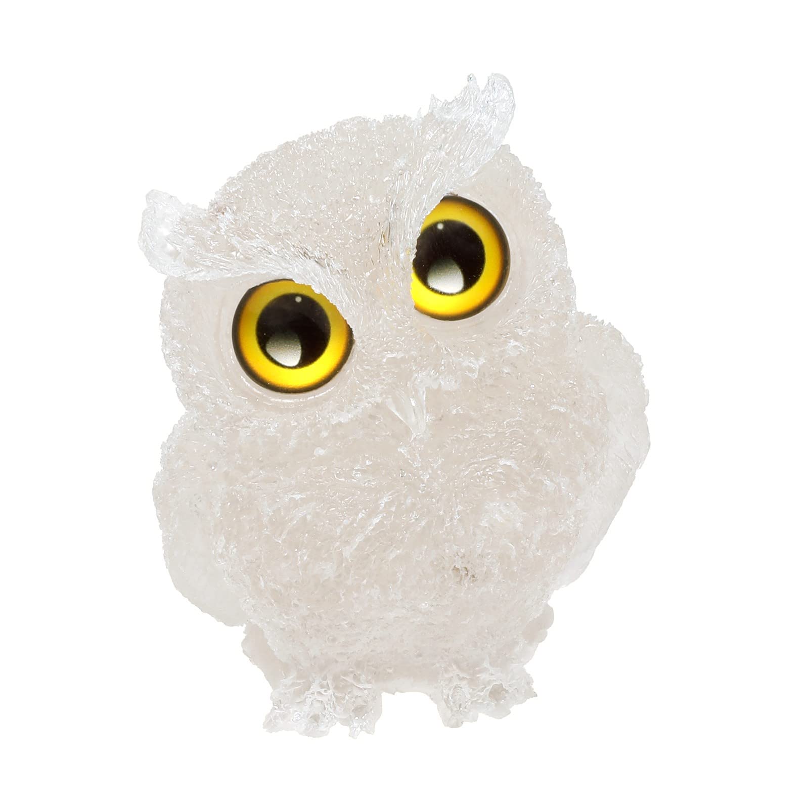 Amazon.co.jp: mookaitedecor ロッククォーツ フクロウ 置物 彫刻 動物