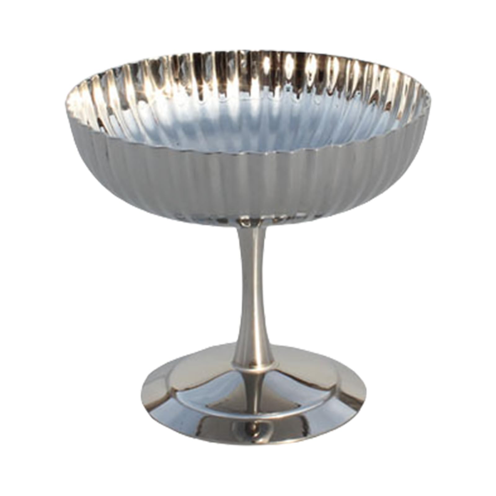 MICFENY Stainless Steel Ice Cream Bowl Elegant Dessert Cup for Parties and Social Gatherings and Mousses Serving