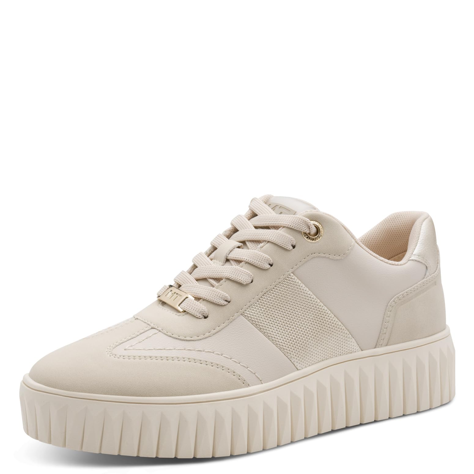 Marco Tozzi Damen Sneaker weiches Feel Me Wechselfußbett weiches Innenfutter Vegan Modern