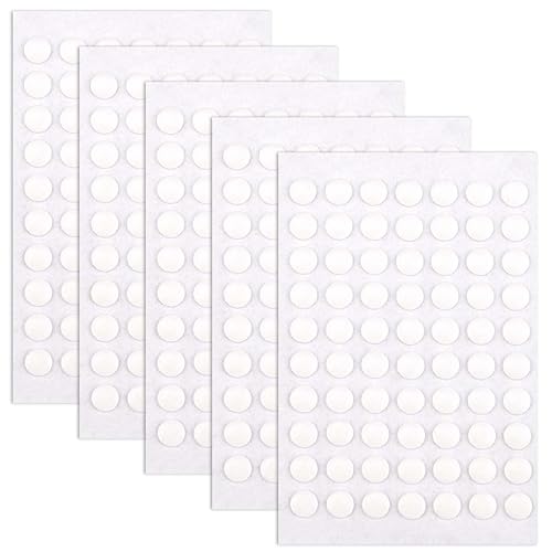 Miniatura 8 de BUSOHA 350 PCS Double Sided Adhesive Dots, 20mm New Clear Removable Sticky Adhesive Putty,Round Sticky Tack Adhesive Poster Tacky Putty for Wall