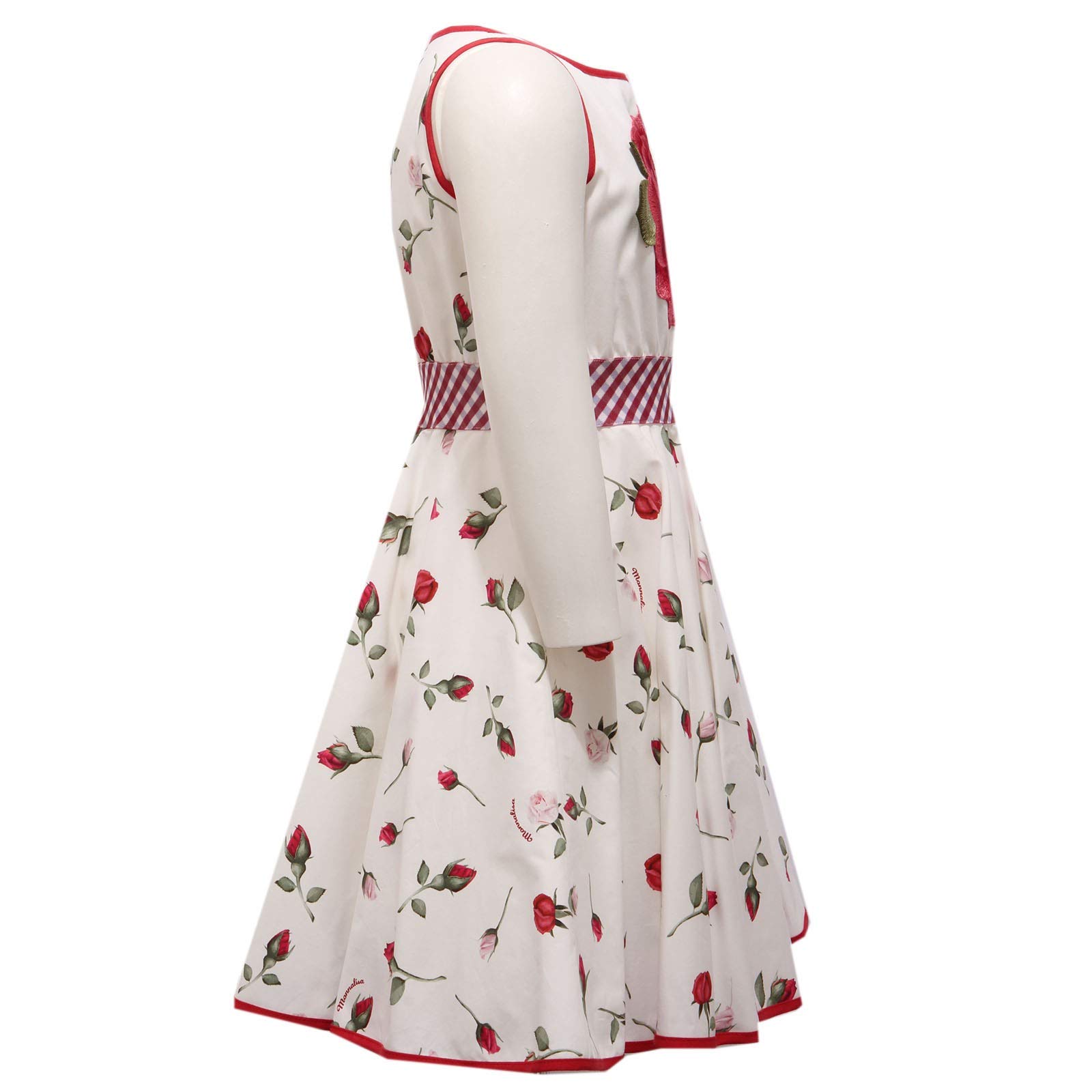 5741AC vestito bimba GIRL MONNALISA cotton sleeveless dress