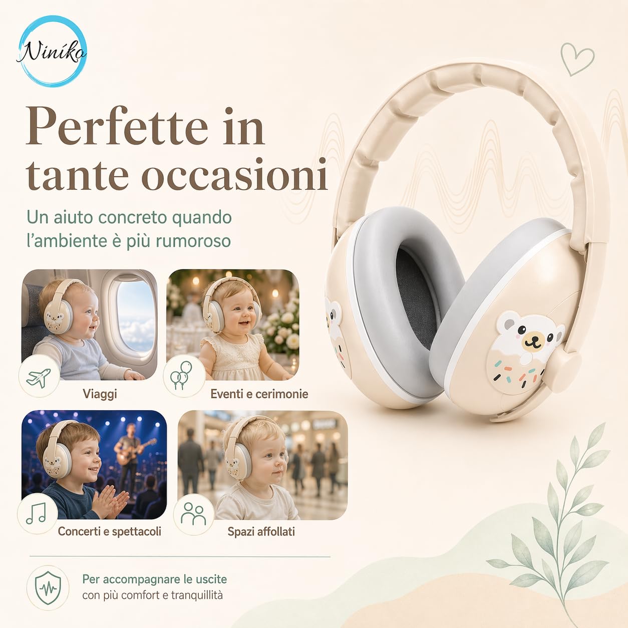 Cuffie Anti Rumore Neonati